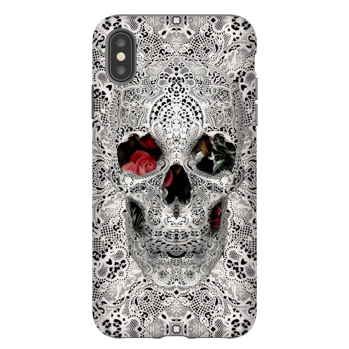 iPhone Xs Max StrongFit Lace Skull 2 by Ali Gulec