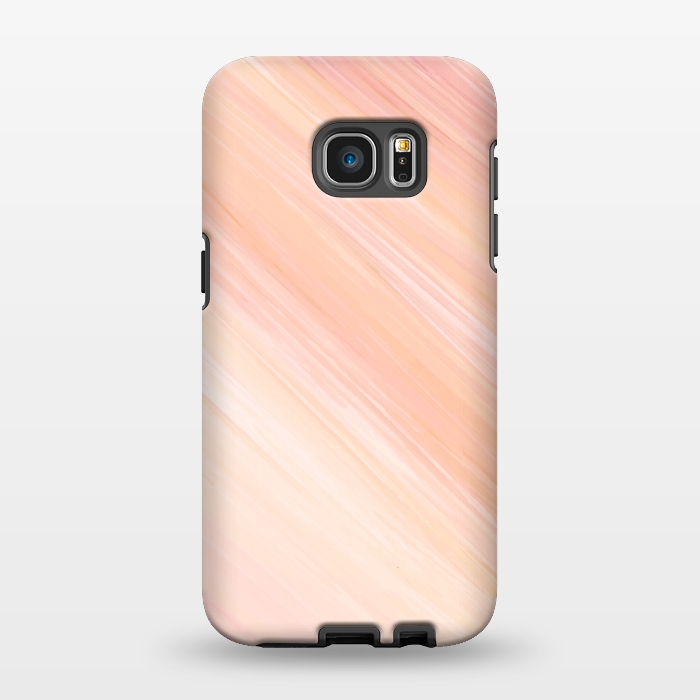 Galaxy S7 EDGE StrongFit orange pink shades 2 by MALLIKA