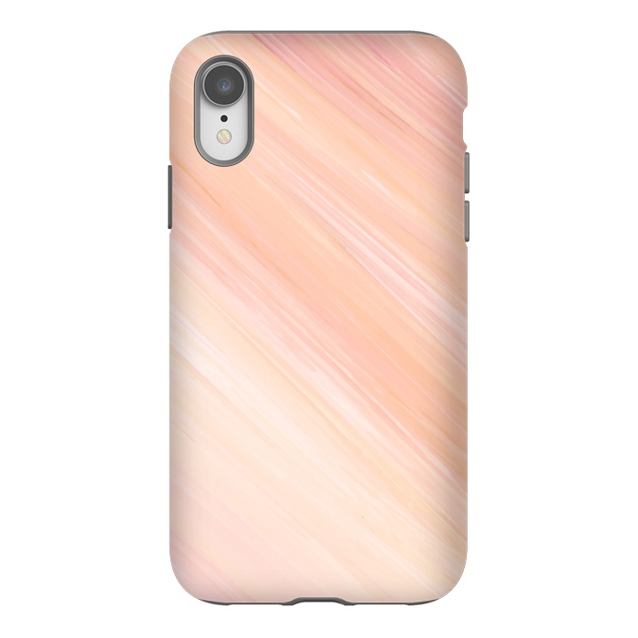 iPhone Xr StrongFit orange pink shades 2 by MALLIKA
