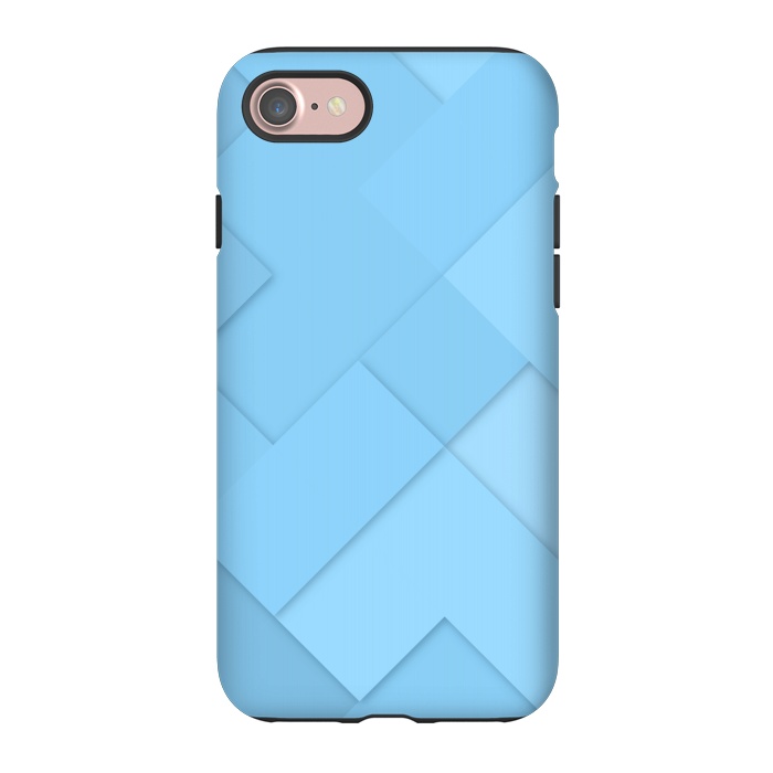 iPhone 7 StrongFit blue shade blocks  by MALLIKA