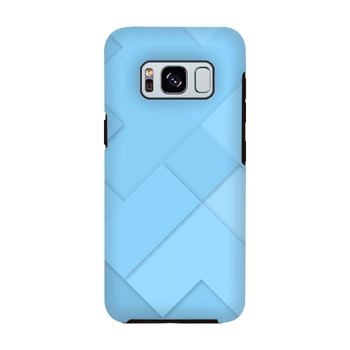 Galaxy S8 StrongFit blue shade blocks  by MALLIKA
