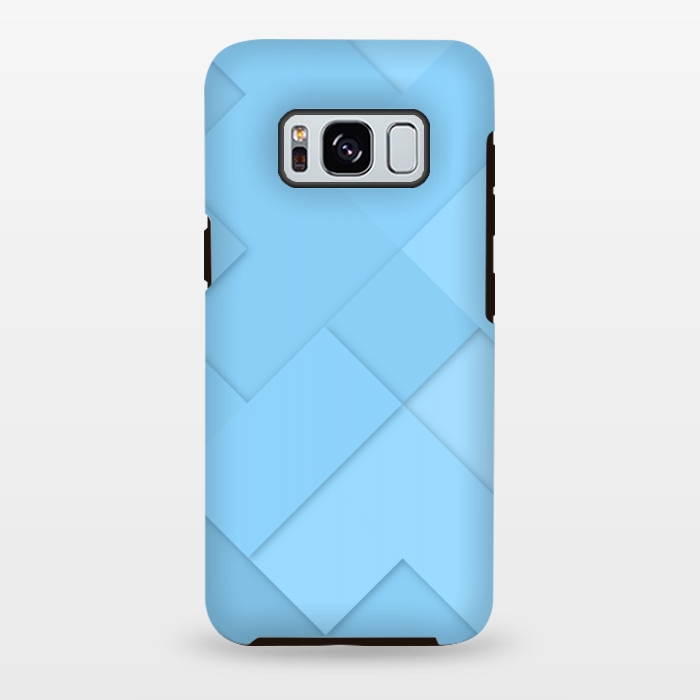 Galaxy S8 plus StrongFit blue shade blocks  by MALLIKA