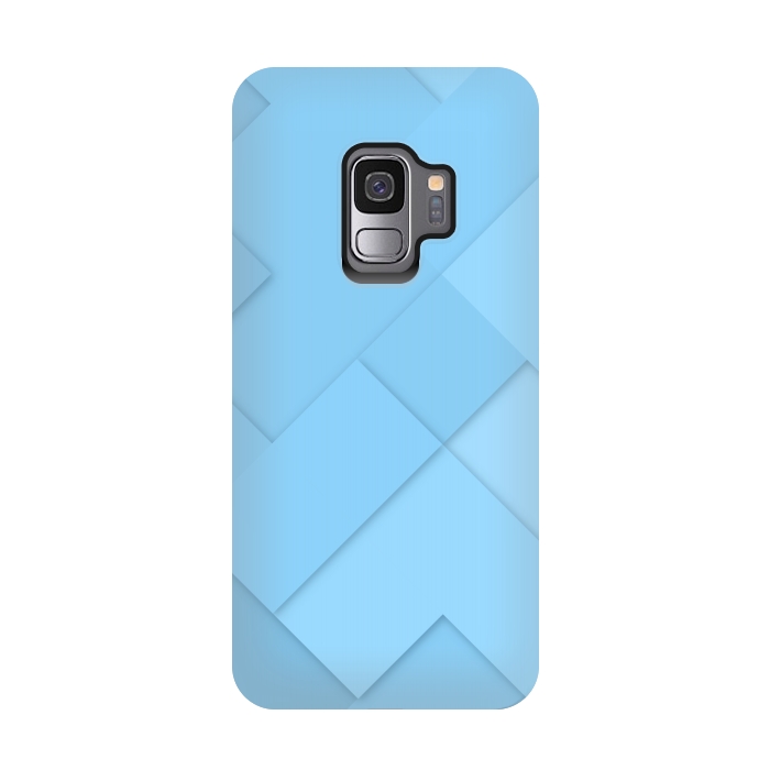 Galaxy S9 StrongFit blue shade blocks  by MALLIKA