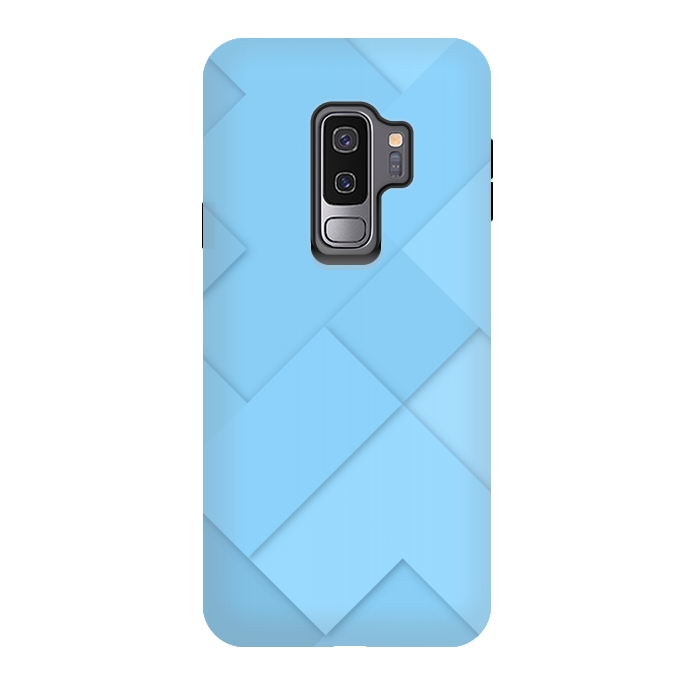 Galaxy S9 plus StrongFit blue shade blocks  by MALLIKA