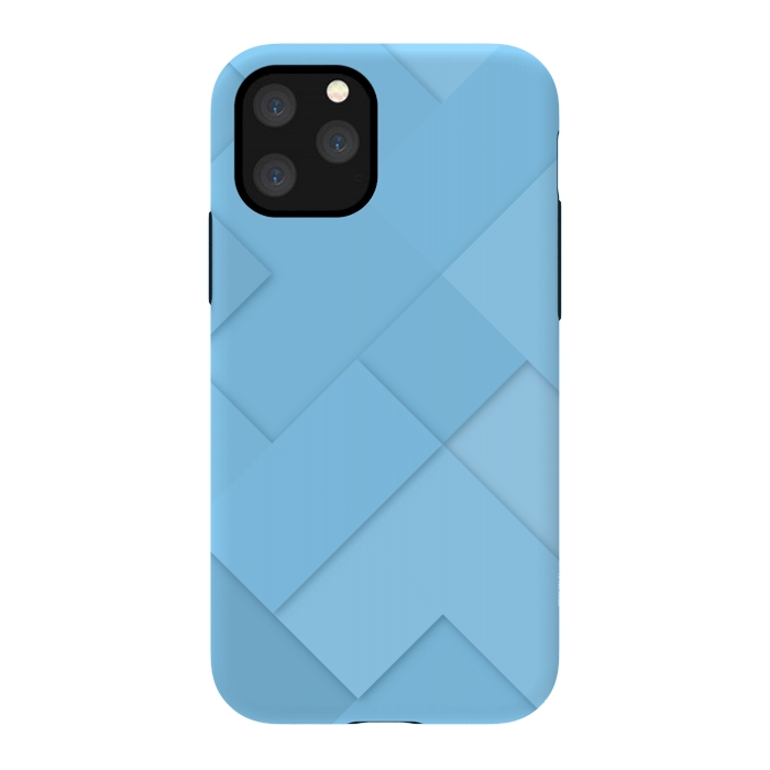 iPhone 11 Pro StrongFit blue shade blocks  by MALLIKA