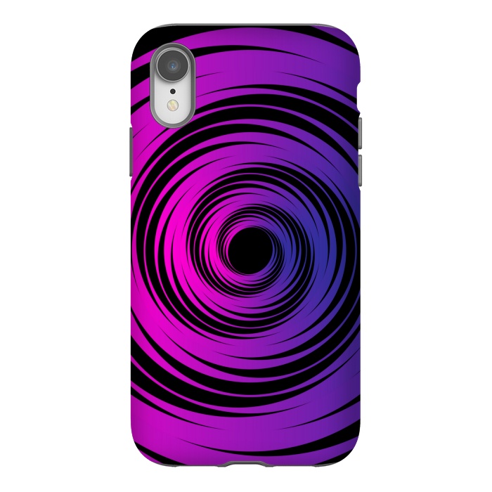 iPhone Xr StrongFit spiral pattern 3  by MALLIKA