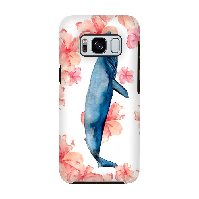 Galaxy S8 StrongFit Floral Sea by Amaya Brydon