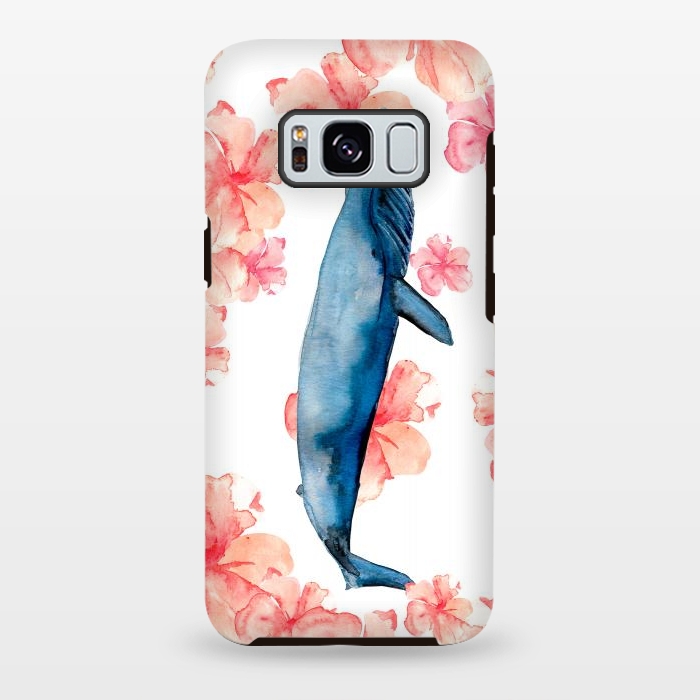 Galaxy S8 plus StrongFit Floral Sea by Amaya Brydon