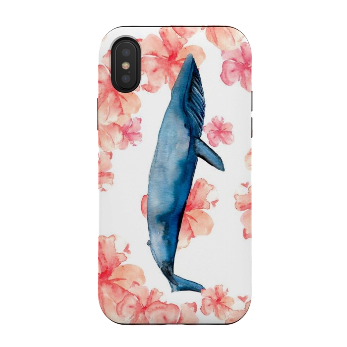 iPhone Xs / X StrongFit Floral Sea by Amaya Brydon