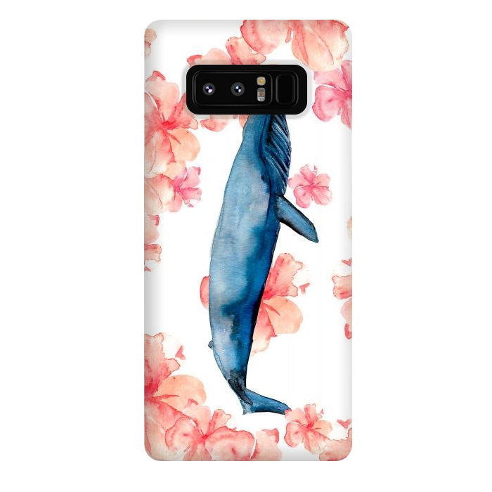 Galaxy Note 8 StrongFit Floral Sea by Amaya Brydon
