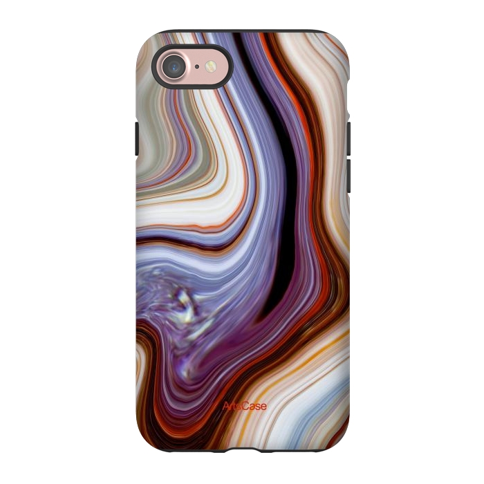 iPhone 7 StrongFit Brown Marble Pattern by ArtsCase