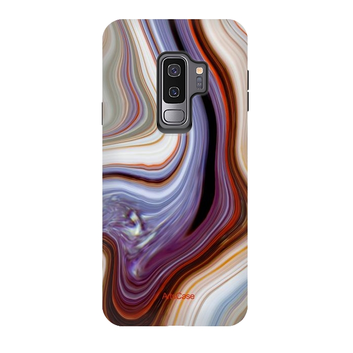 Galaxy S9 plus StrongFit Brown Marble Pattern by ArtsCase