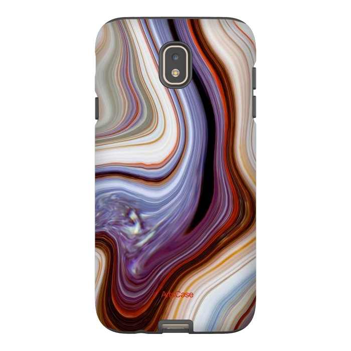 Galaxy J7 StrongFit Brown Marble Pattern by ArtsCase