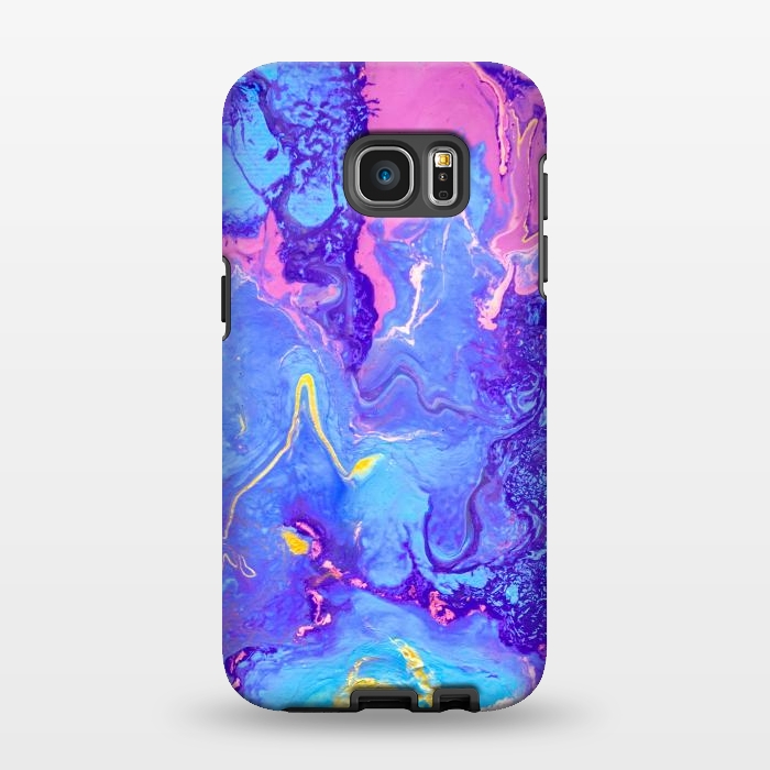Galaxy S7 EDGE StrongFit Colorful Modern Art by ArtsCase