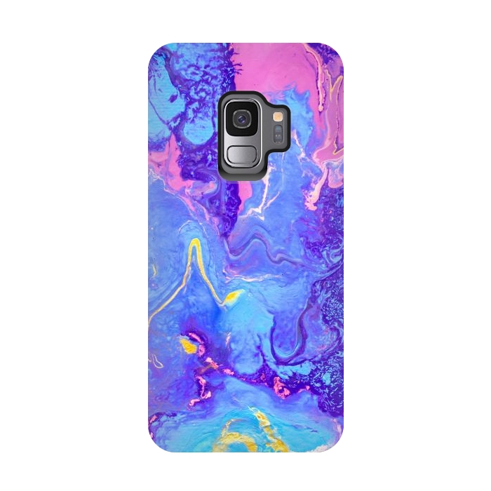 Galaxy S9 StrongFit Colorful Modern Art by ArtsCase