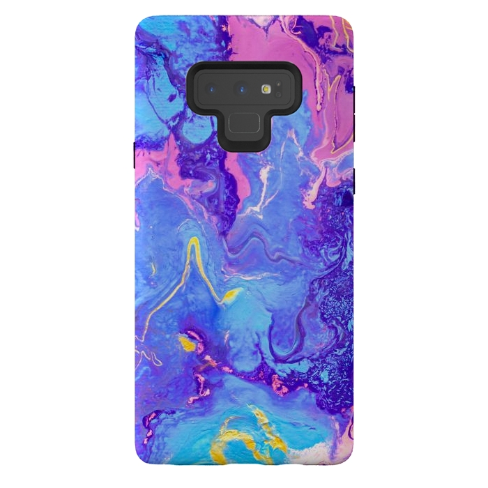 Galaxy Note 9 StrongFit Colorful Modern Art by ArtsCase