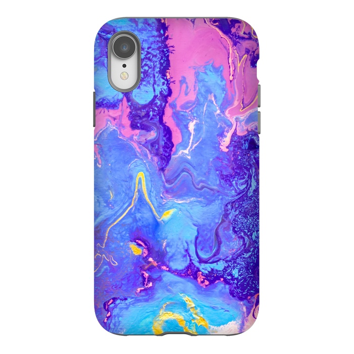 iPhone Xr StrongFit Colorful Modern Art by ArtsCase