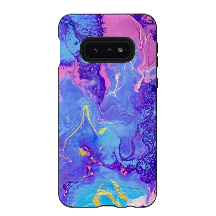 Galaxy S10e StrongFit Colorful Modern Art by ArtsCase