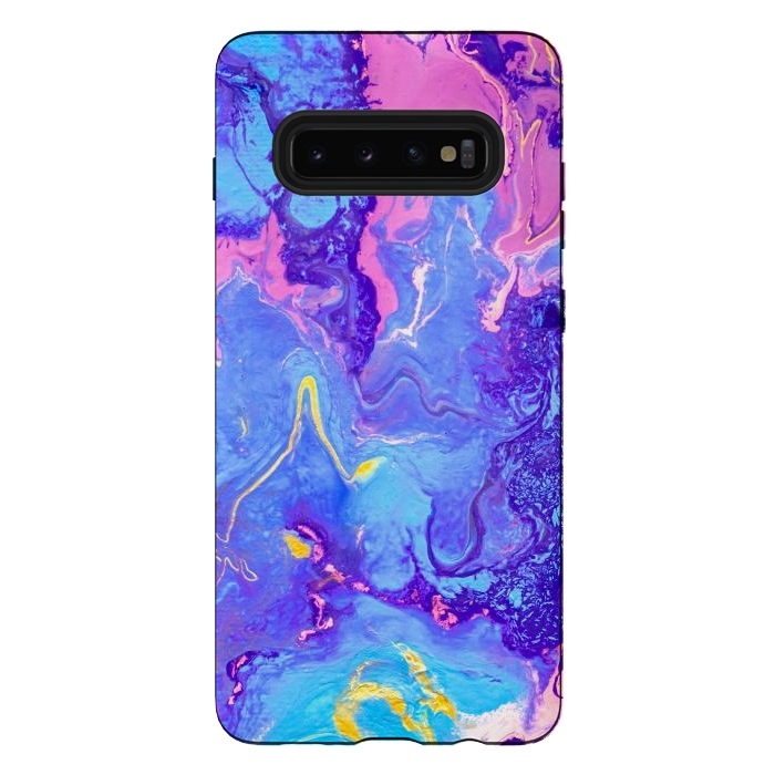 Galaxy S10 plus StrongFit Colorful Modern Art by ArtsCase