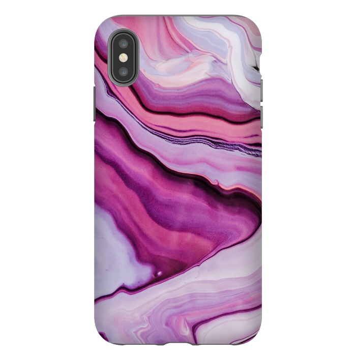 iPhone Xs Max StrongFit Fluid Liquid Marble by ArtsCase