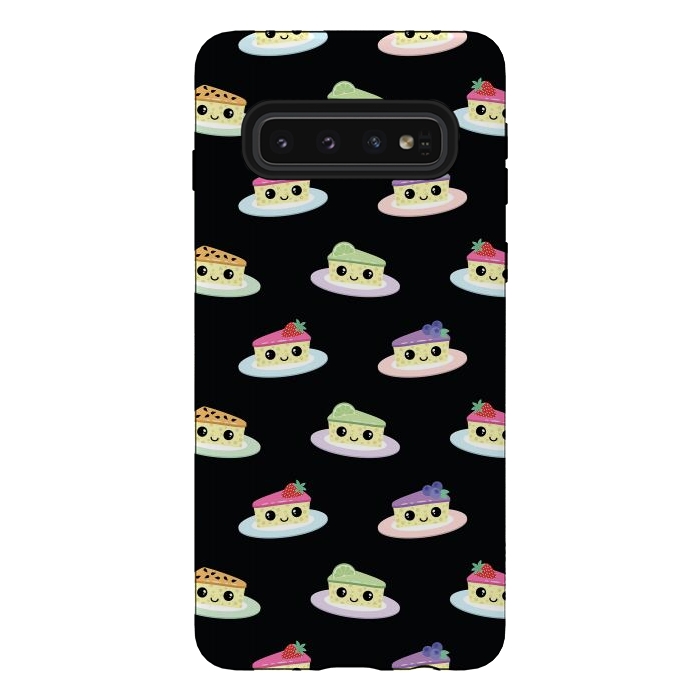 Galaxy S10 StrongFit Cheesecake pattern by Laura Nagel