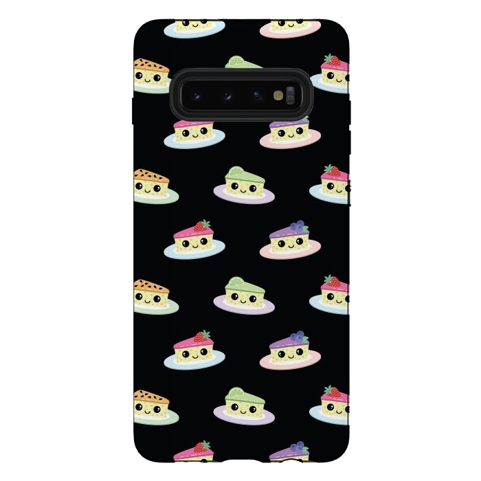 Galaxy S10 plus StrongFit Cheesecake pattern by Laura Nagel