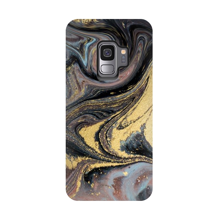 Galaxy S9 StrongFit Liquid Marble Design IV by ArtsCase