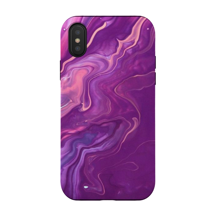 iPhone Xs / X StrongFit Liquid Marble II by ArtsCase