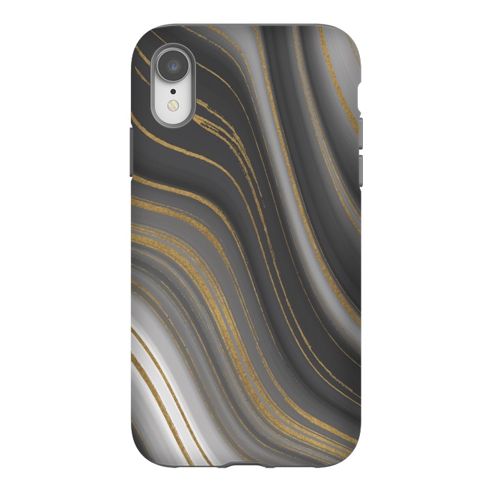 iPhone Xr StrongFit Liquid Marble by ArtsCase