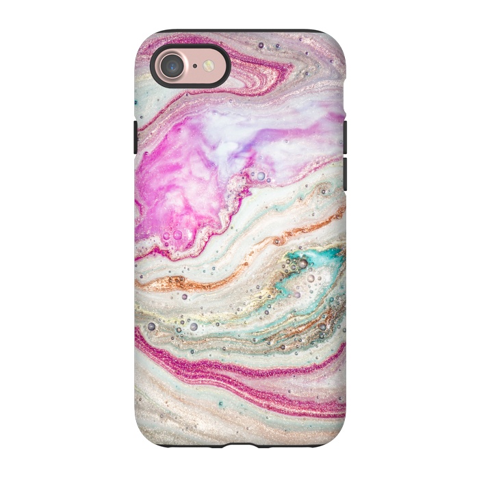 iPhone 7 StrongFit Natural Luxury Liquid Marble by ArtsCase