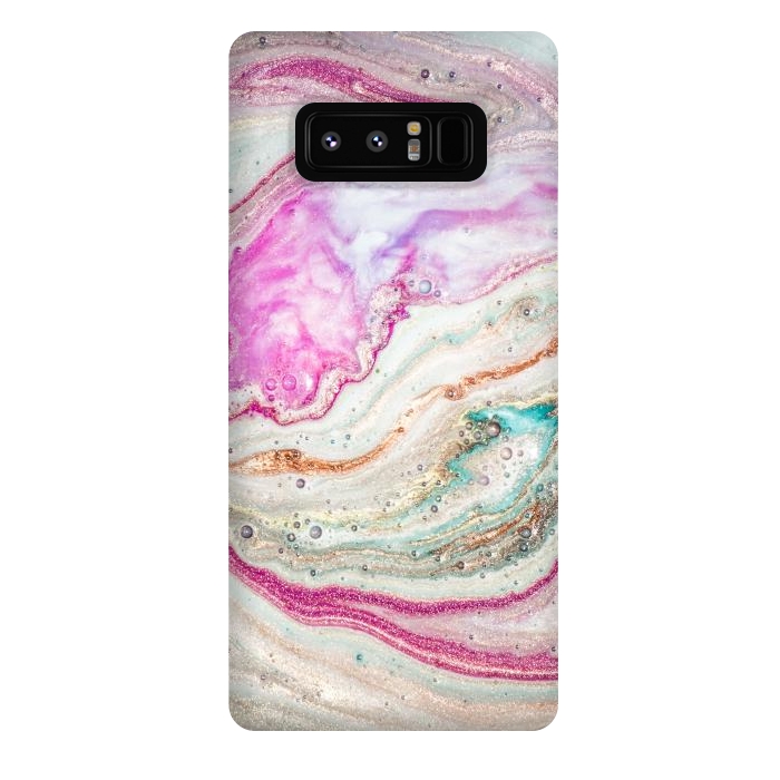 Galaxy Note 8 StrongFit Natural Luxury Liquid Marble by ArtsCase
