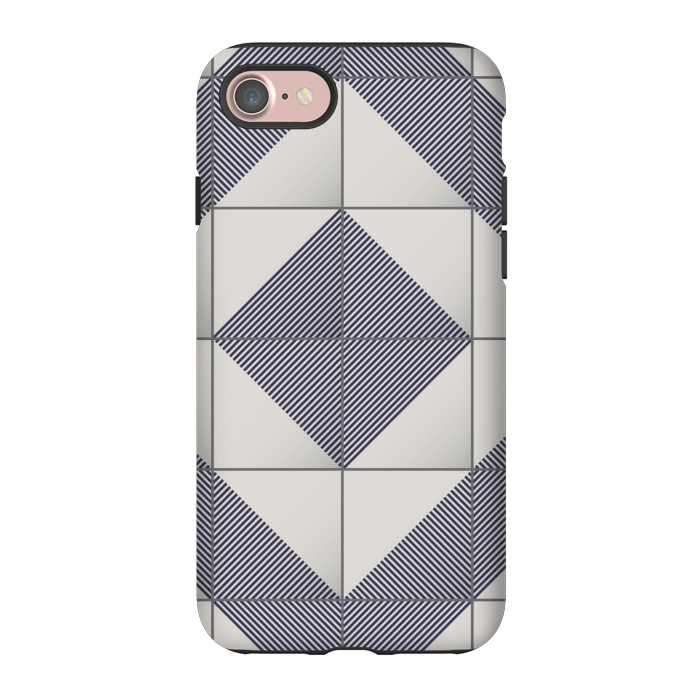 iPhone 7 StrongFit diamond blocks pattern by MALLIKA
