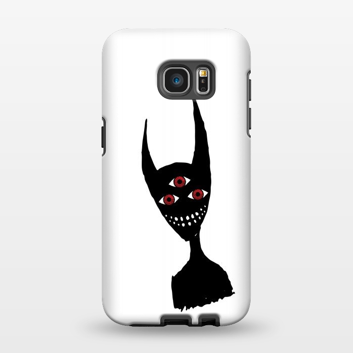Galaxy S7 EDGE StrongFit Dark devil by Laura Nagel