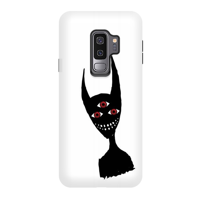 Galaxy S9 plus StrongFit Dark devil by Laura Nagel