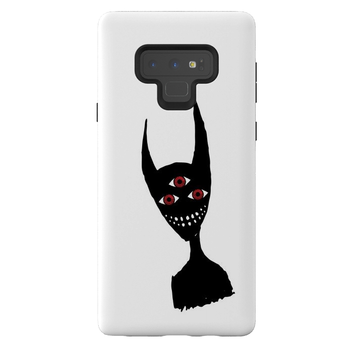 Galaxy Note 9 StrongFit Dark devil by Laura Nagel