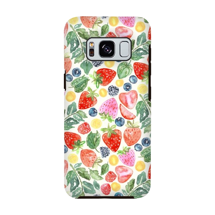 Galaxy S8 StrongFit Summer Berries by Tigatiga