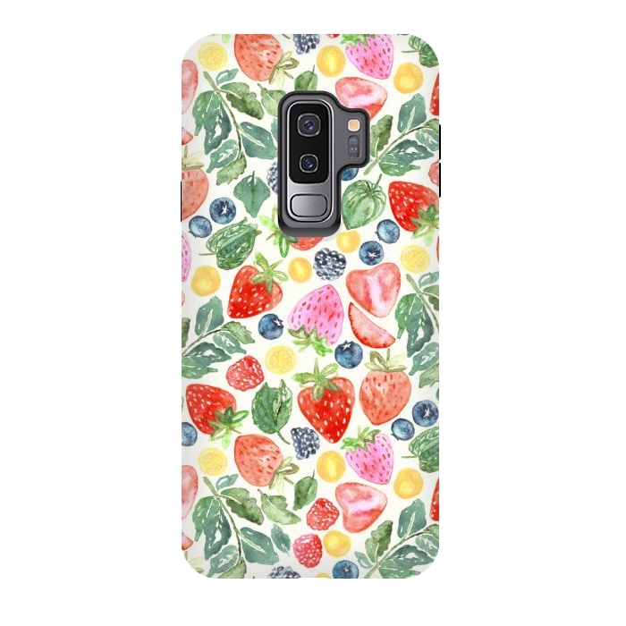 Galaxy S9 plus StrongFit Summer Berries by Tigatiga