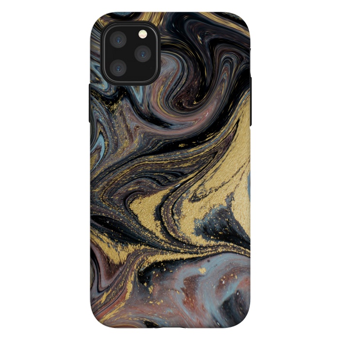 iPhone 11 Pro Max StrongFit Liquid Marble Design IV by ArtsCase