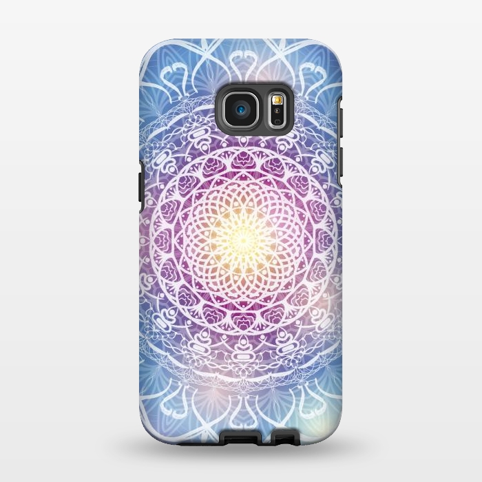 Galaxy S7 EDGE StrongFit Abstract Mandala Design by ArtsCase