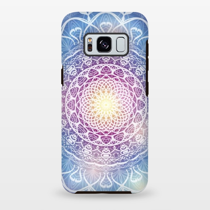 Galaxy S8 plus StrongFit Abstract Mandala Design by ArtsCase
