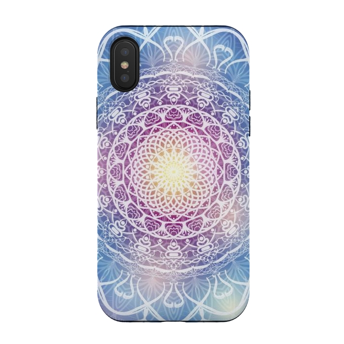 iPhone Xs / X StrongFit Abstract Mandala Design by ArtsCase