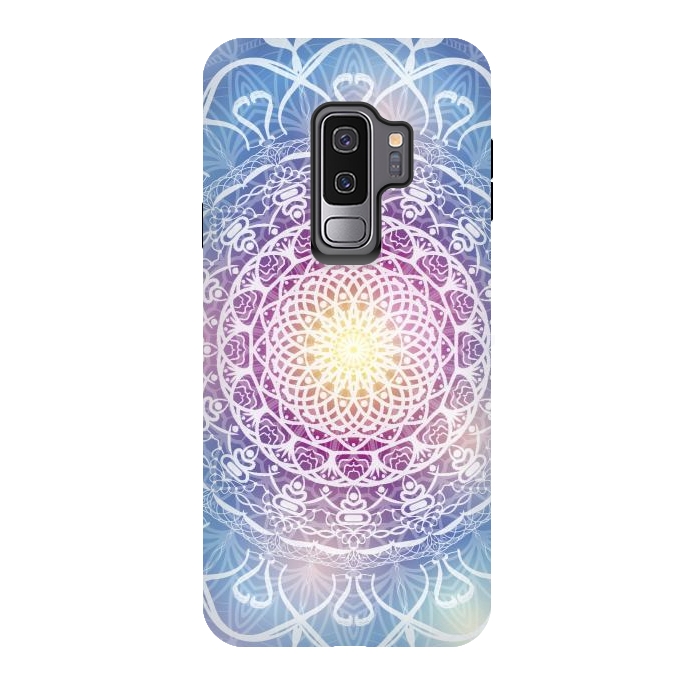 Galaxy S9 plus StrongFit Abstract Mandala Design by ArtsCase
