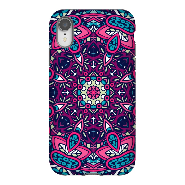 iPhone Xr StrongFit Bright Color Mandalas I by ArtsCase