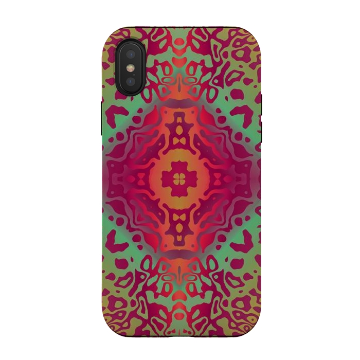 iPhone Xs / X StrongFit Colorful Mandalas by ArtsCase