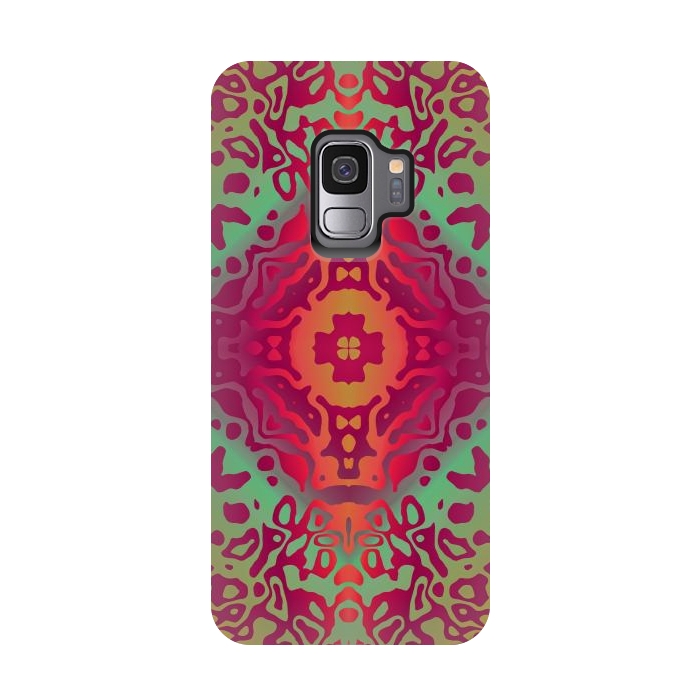 Galaxy S9 StrongFit Colorful Mandalas by ArtsCase