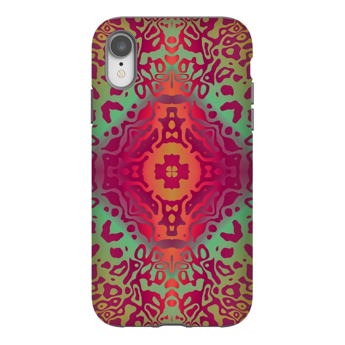 iPhone Xr StrongFit Colorful Mandalas by ArtsCase