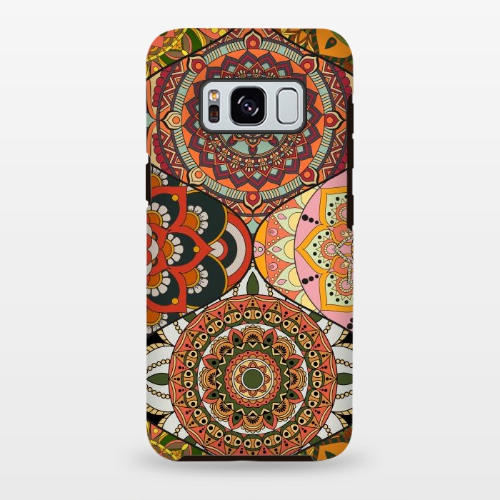 Galaxy S8 plus StrongFit Mandala Patchwork Pattern by ArtsCase