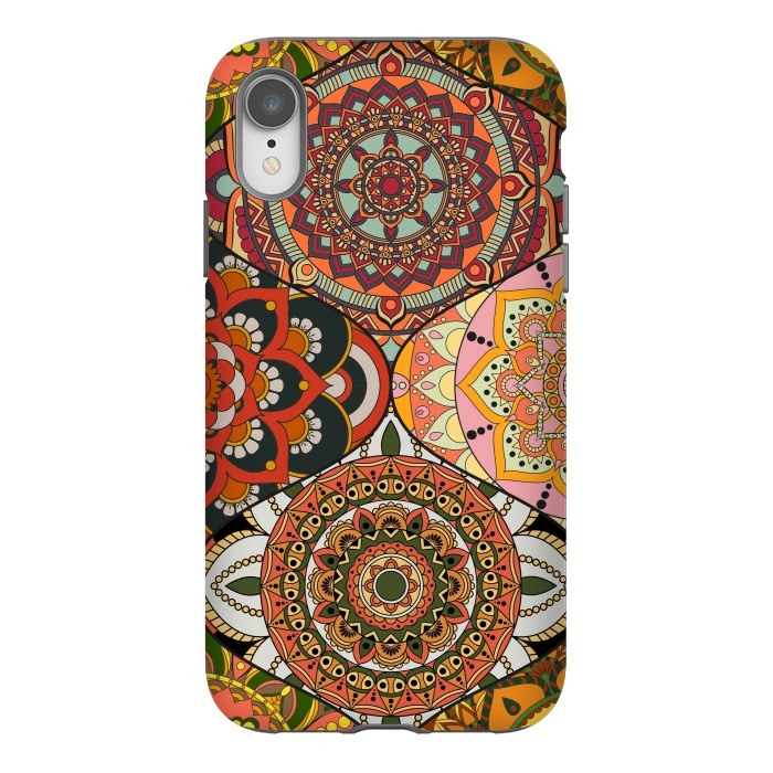iPhone Xr StrongFit Mandala Patchwork Pattern by ArtsCase