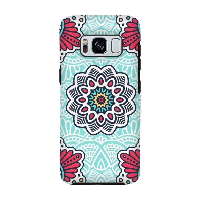 Galaxy S8 StrongFit Mandala Pattern with Decorative Elements by ArtsCase
