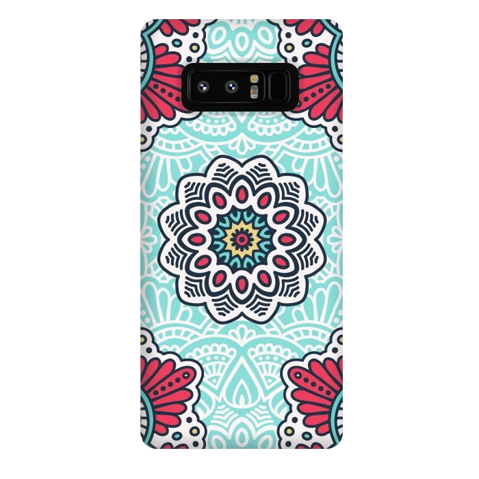 Galaxy Note 8 StrongFit Mandala Pattern with Decorative Elements by ArtsCase